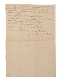 [ENSLAVEMENT & ABOLITION]. A group of 6 estate documents listing individual enslaved persons, most by name. Bourbon County, KY, 1815-1829.