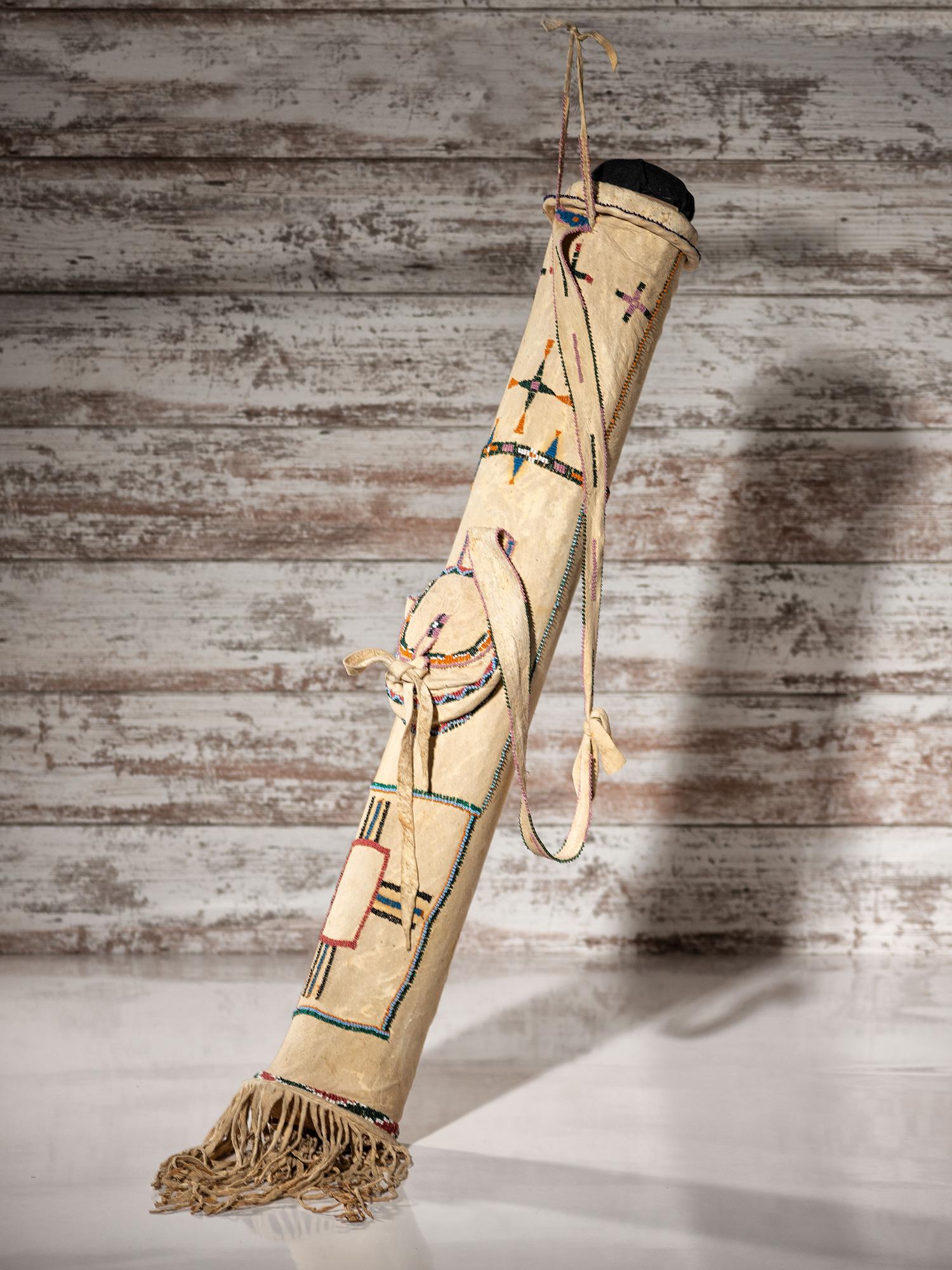 Apache Beaded Hide Golf Bag