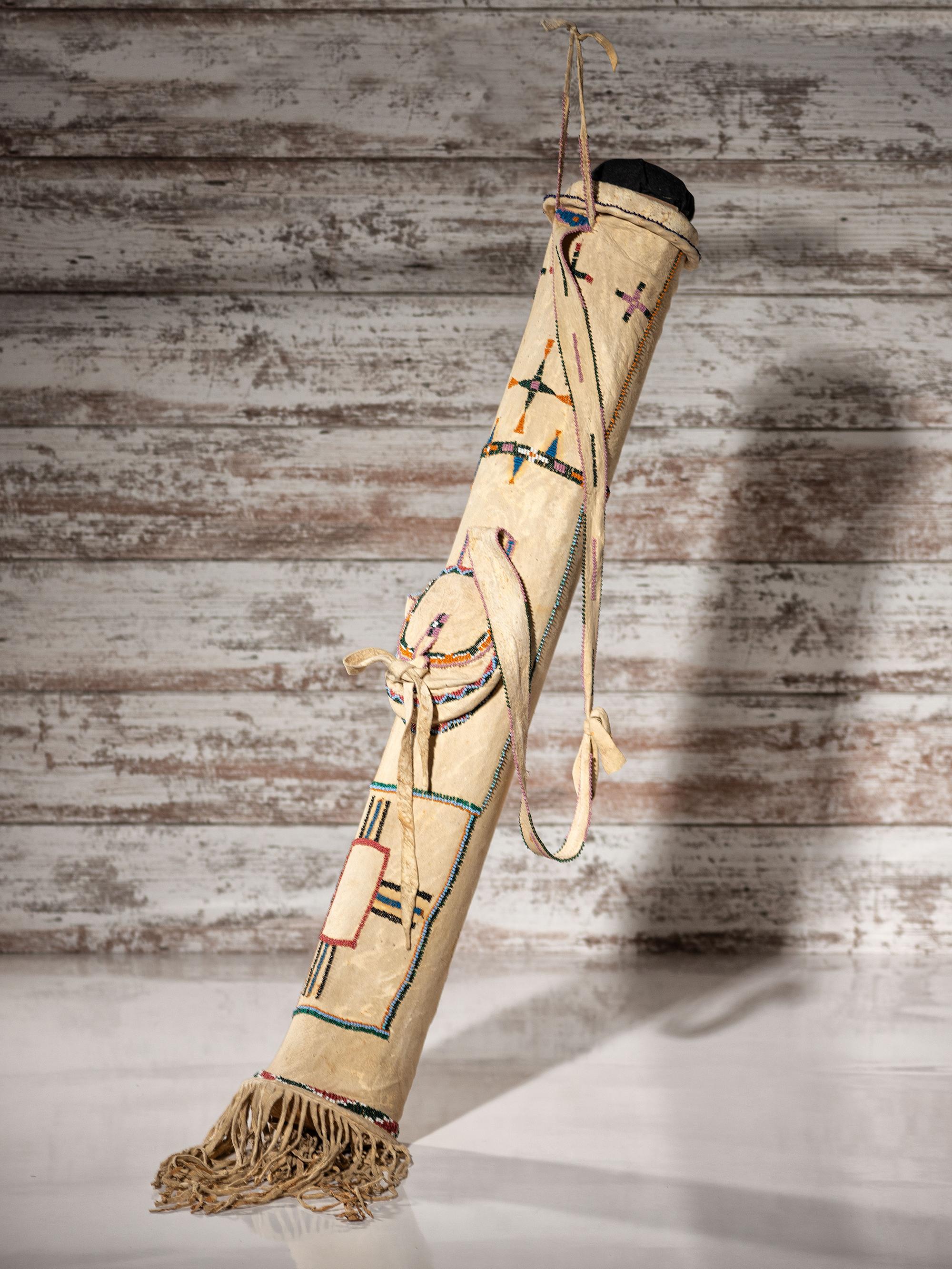 Apache Beaded Hide Golf Bag