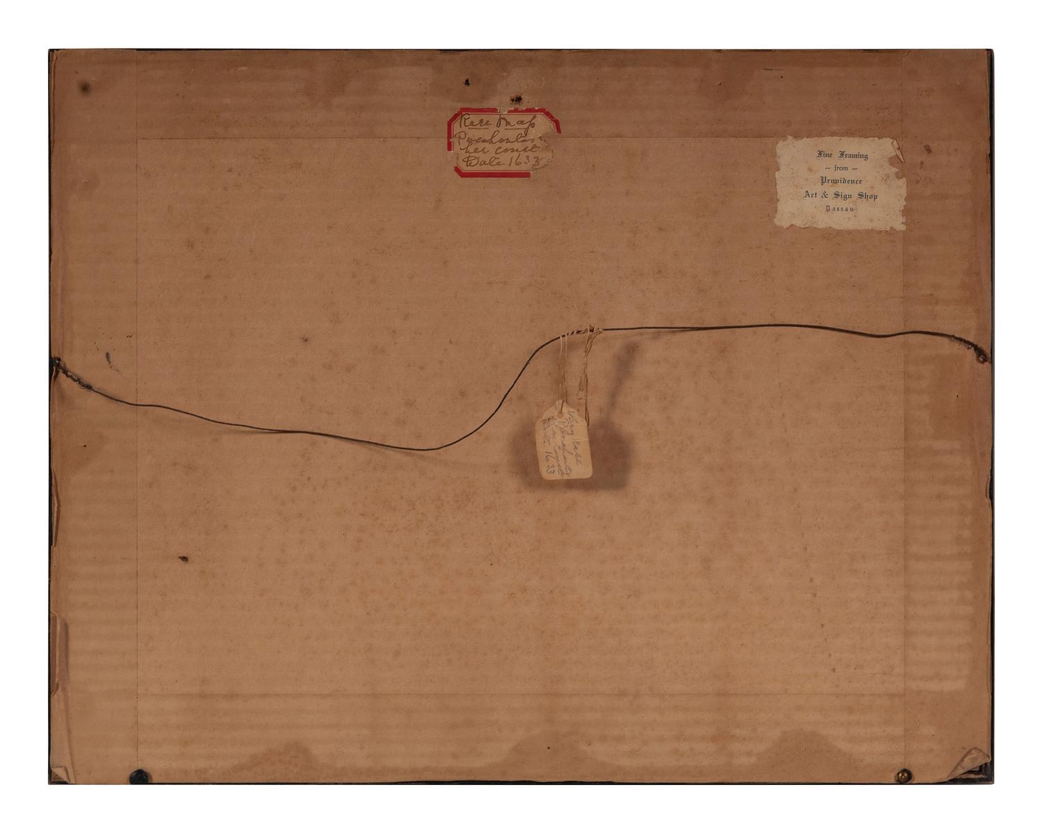 HONDIUS Henricus (1573-1650). Nova Virginiae Tabula . Amsterdam, ca 1645?