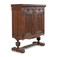 A Renaissance Revival Oak Cabinet