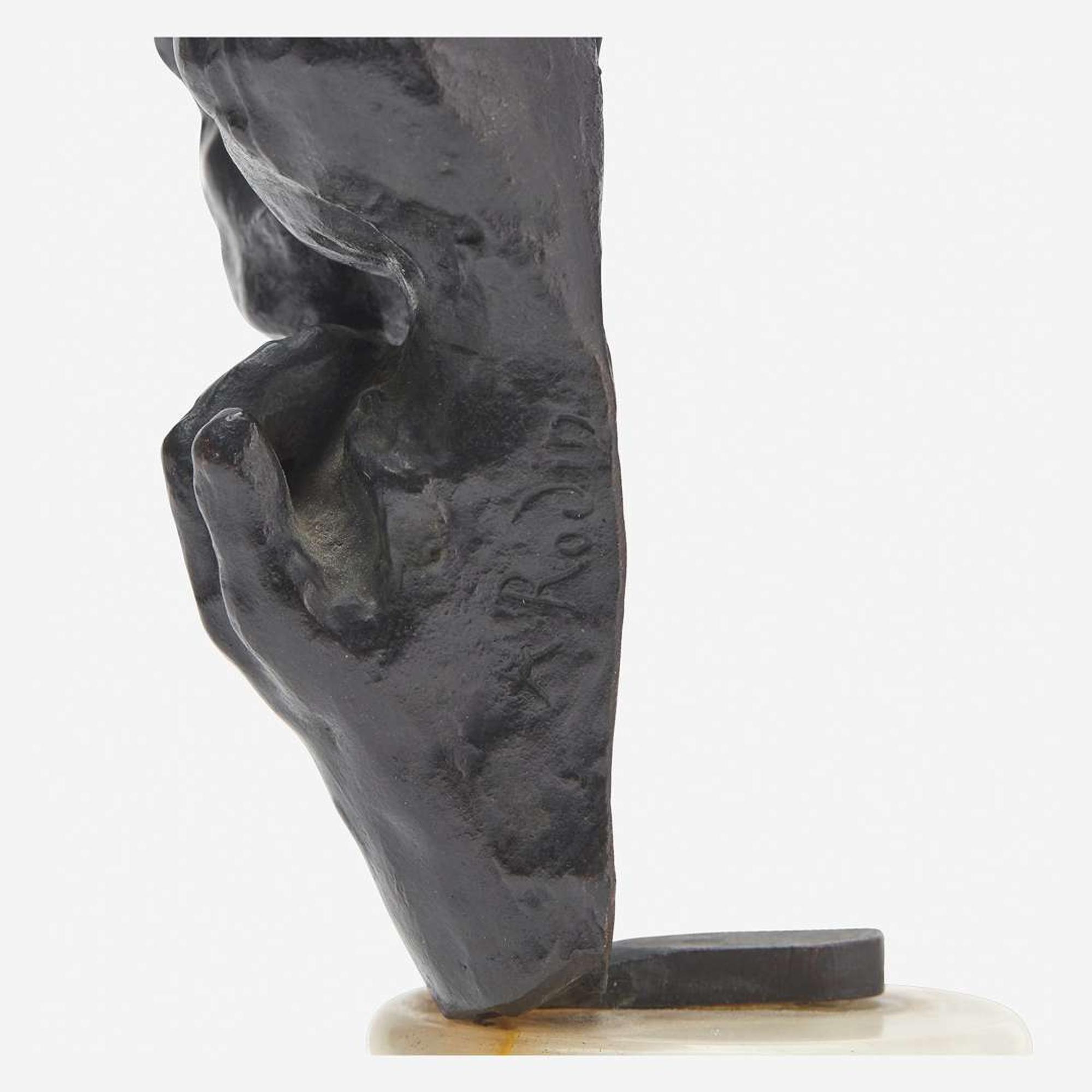 Auguste Rodin (French, 1840–1917) Maquette Préparatoire Pour le Bas-Relief du 'Poète et La Muse'