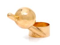 A Yellow Gold Sculptural Ring, 7.85 dwts.