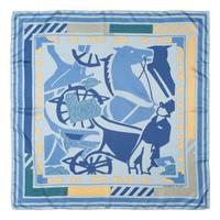 A Group of Three Hermès Silk Scarves