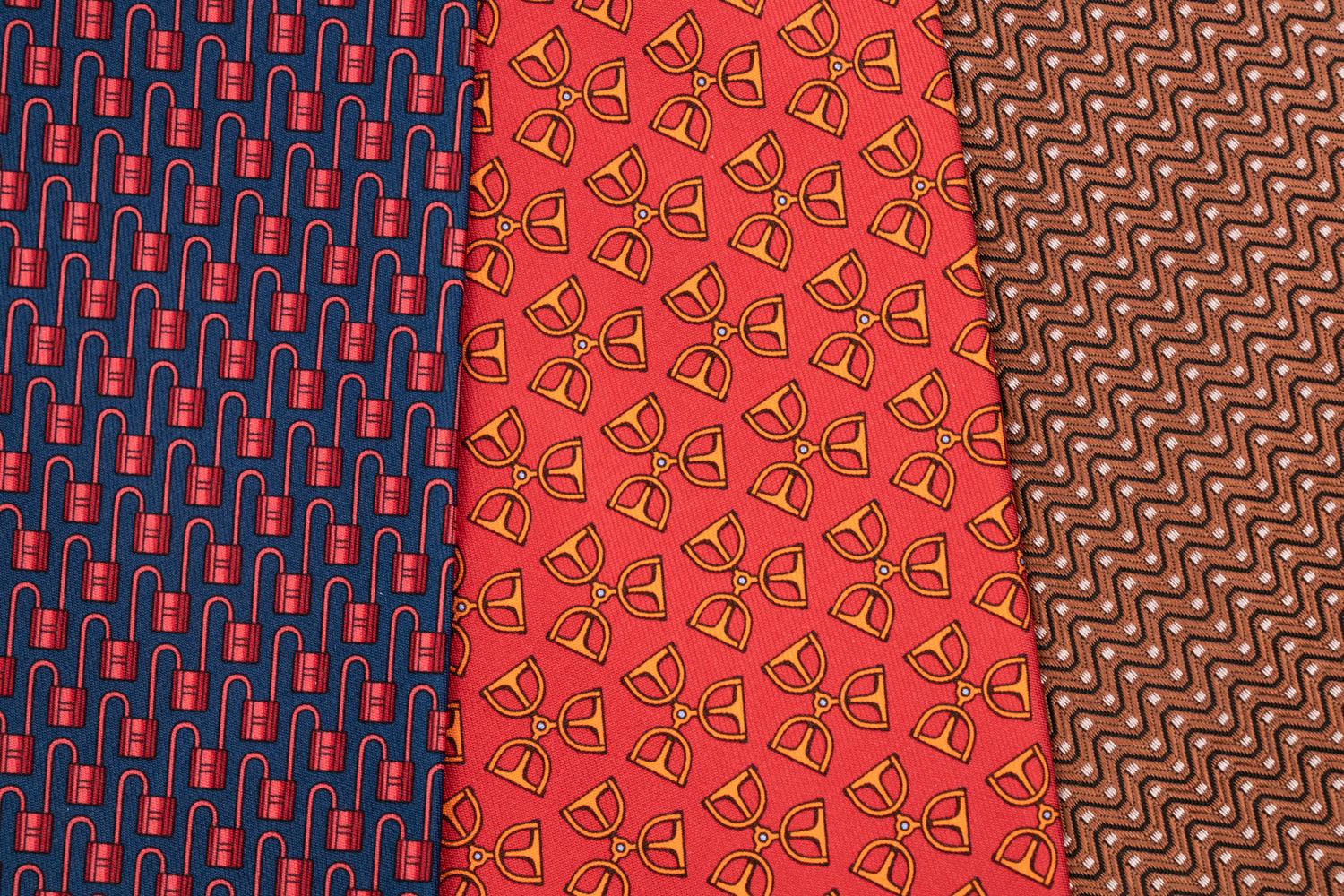 Three Hermès Ties and One Fedora