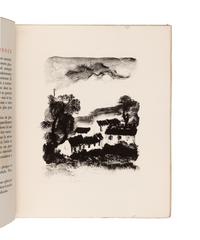 [ARTIST'S BOOK]. VLAMINCK, Maurice de (1876-1958), illustrator. DUHAMEL, Georges (1884-1966). Les Hommes abandonnés . Paris: Marcel Seheur, 1927.
