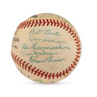 A 1959 Green Bay Blue Jays Team Signed Autograph Baseball