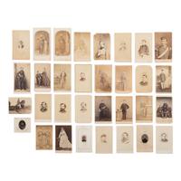 [Civil War] Group of 32 Carte de Visites of Union Soldiers from Pennsylvania