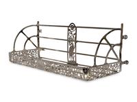 An Aesthetic Movement Gilt Brass Pullman Railroad Car Luggage Rack