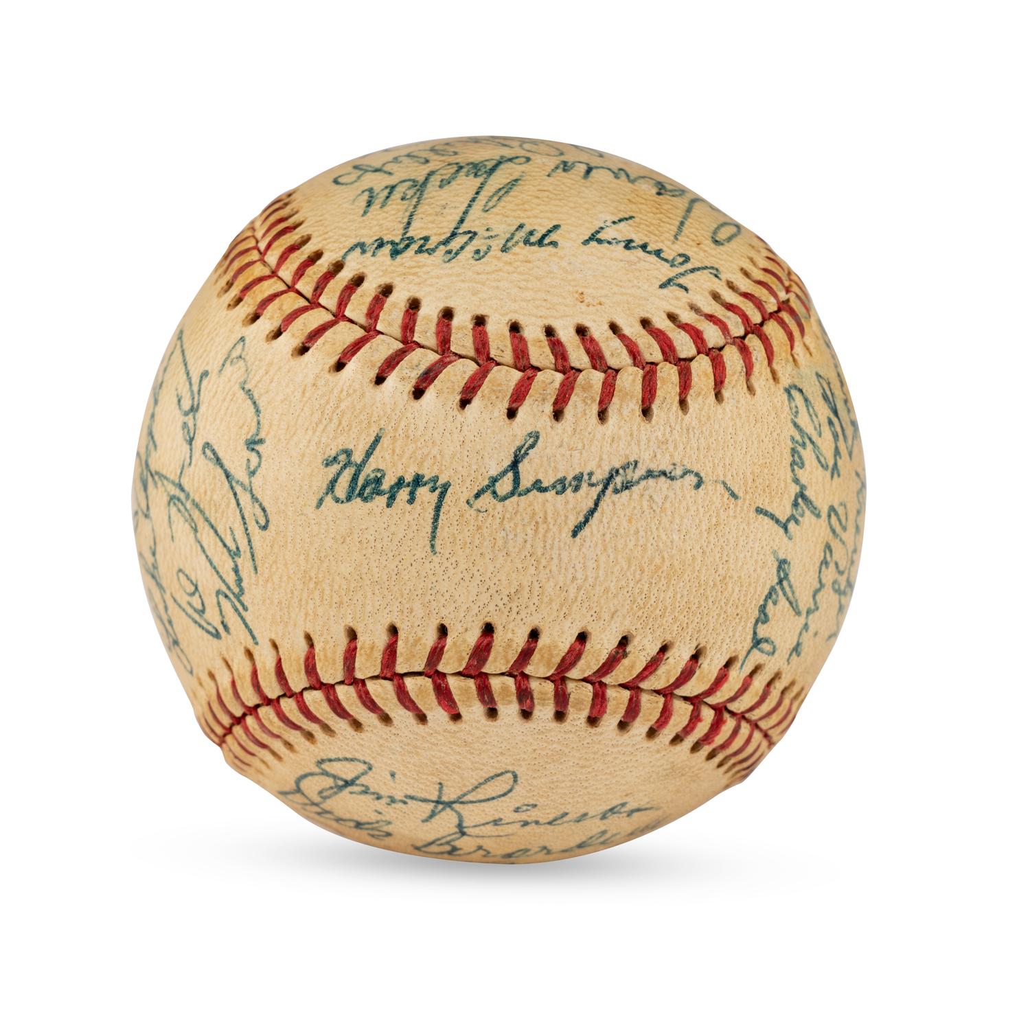 A 1962 Indianapolis Indians Team Signed Autograph Baseball