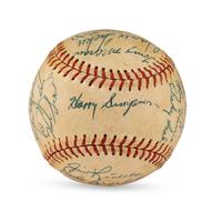A 1962 Indianapolis Indians Team Signed Autograph Baseball