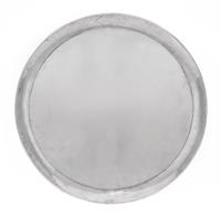 A Mexican Silver Tray, 20th Century, of circuar form.