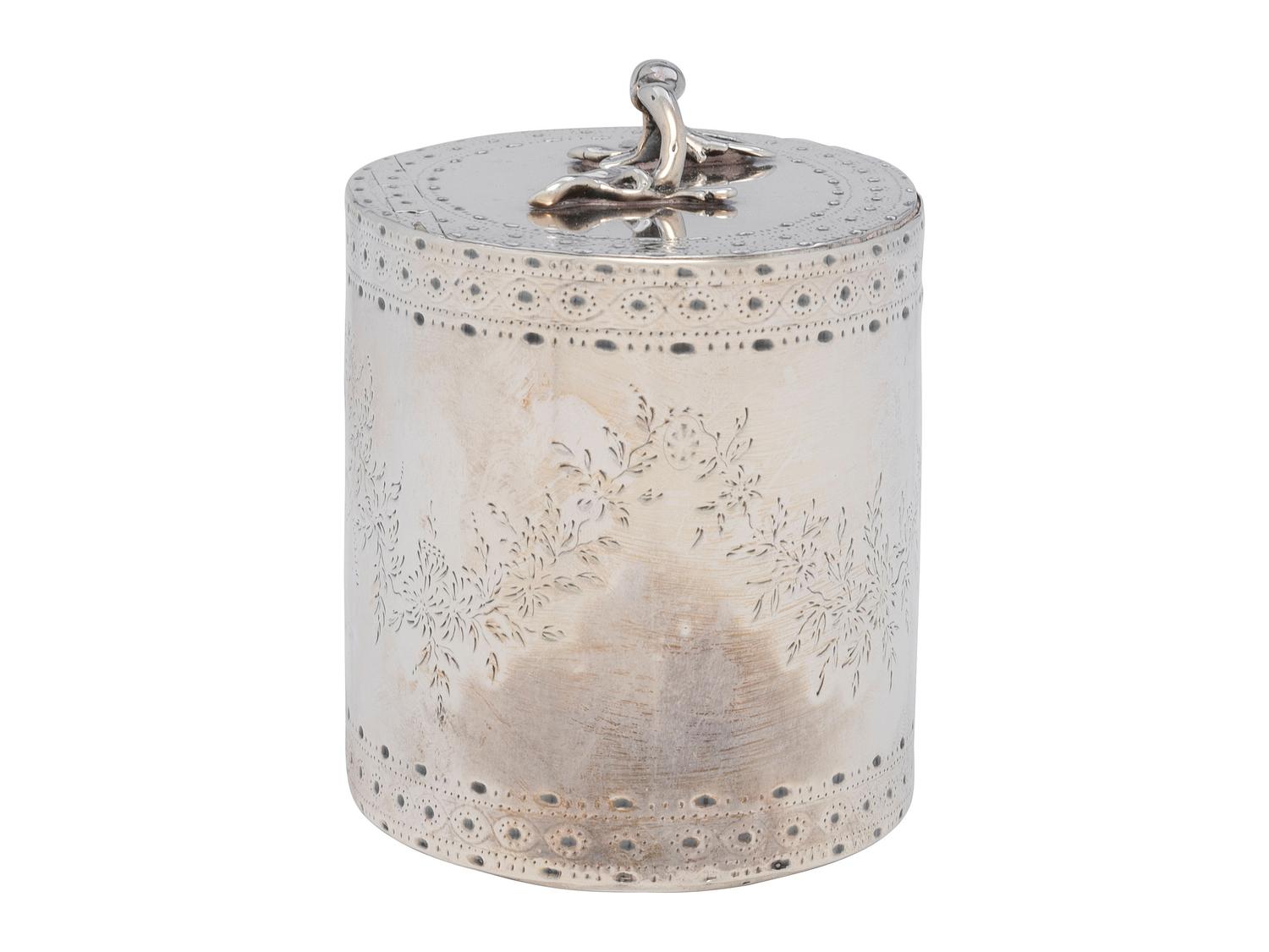 A George III Silver Tea Caddy