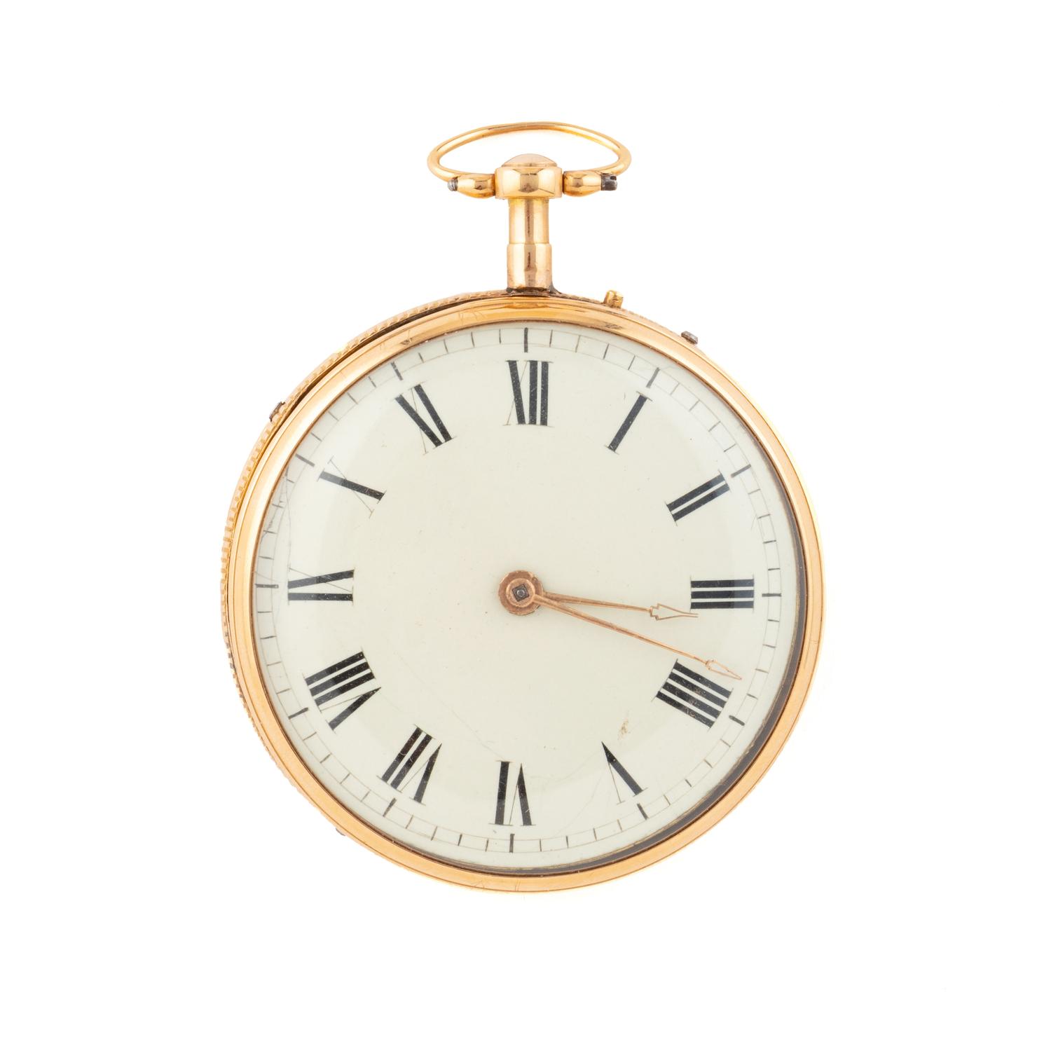 A Musical Open Faced Watch