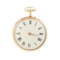 A Musical Open Faced Watch