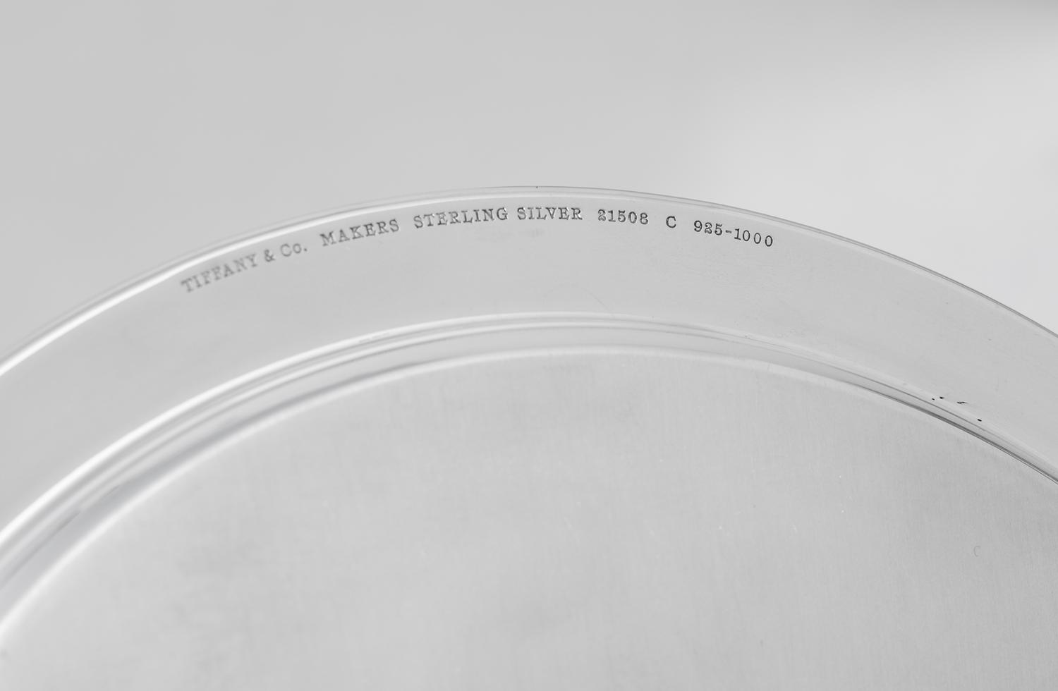Two Tiffany and Co. Silver Presentation Trays
