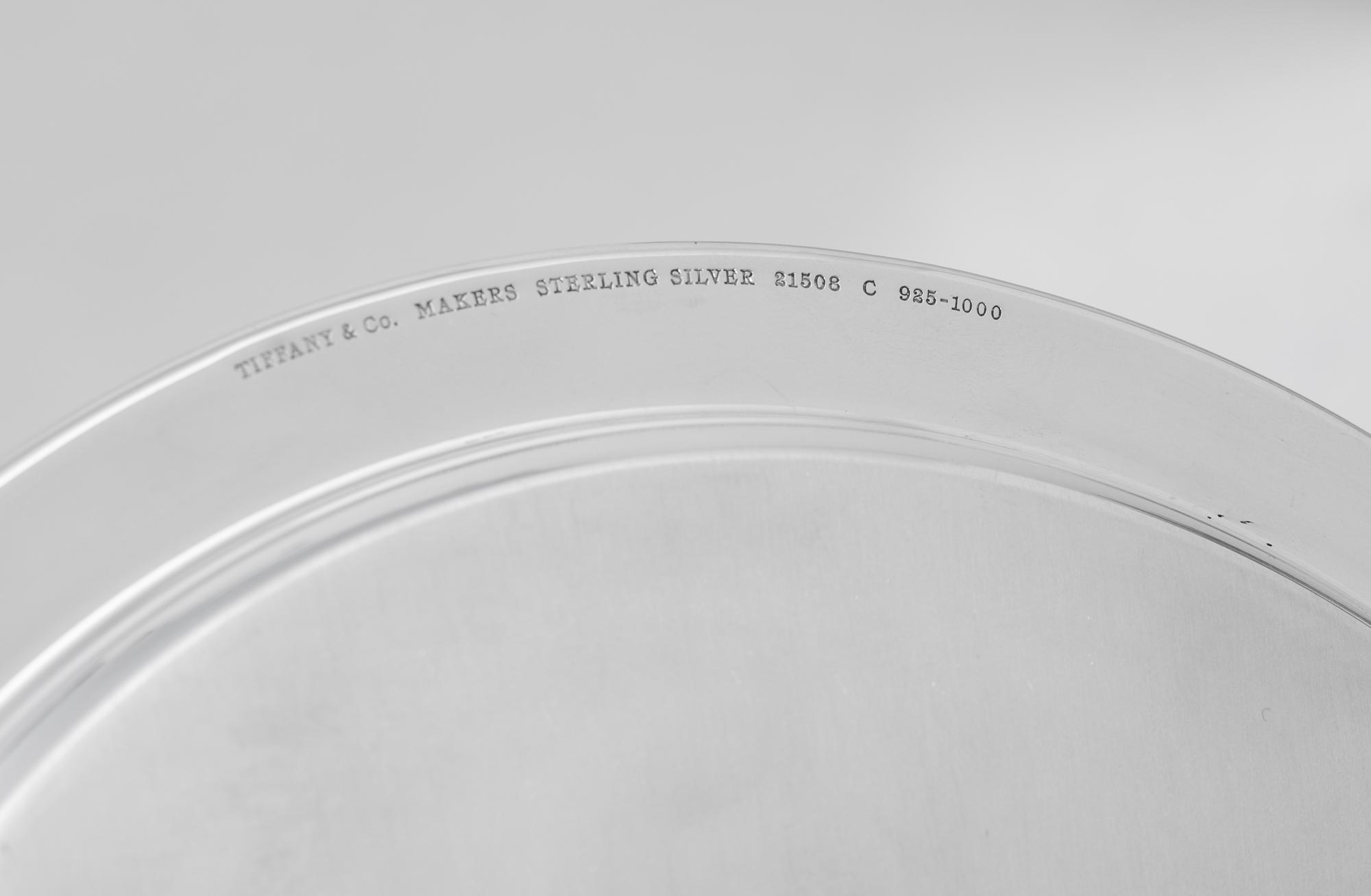 Two Tiffany and Co. Silver Presentation Trays
