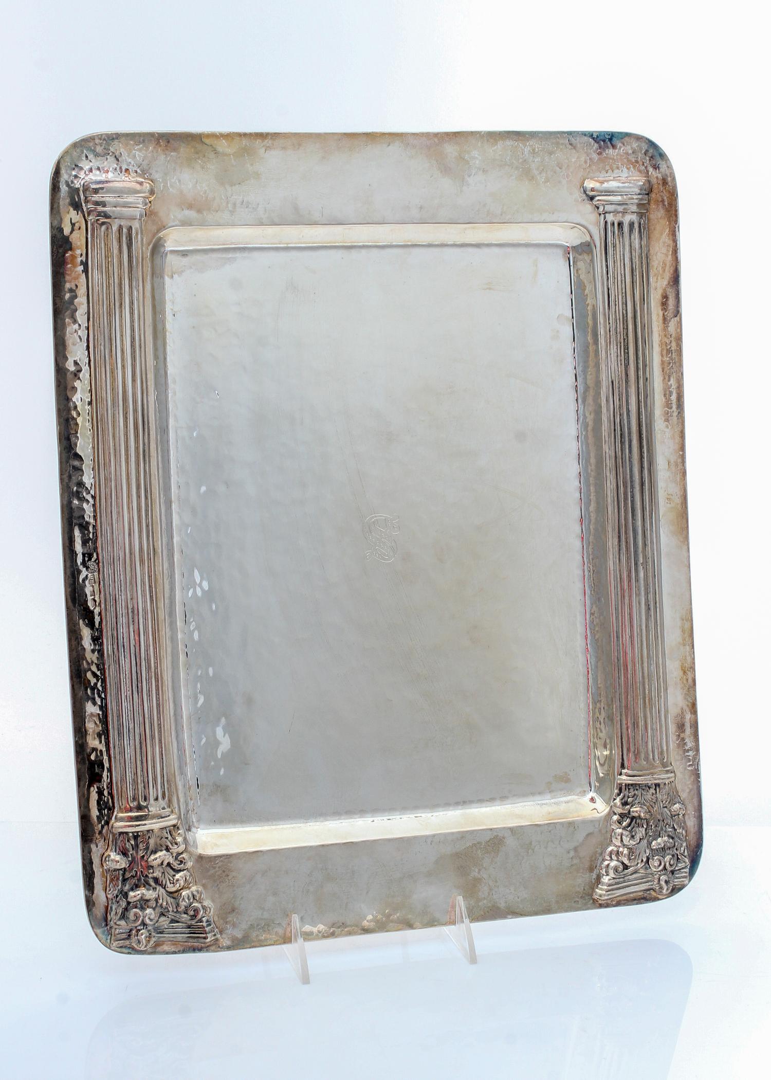 An Italian Silver Tray, ,
