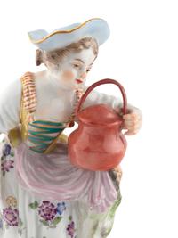 Two Meissen Porcelain Figures
