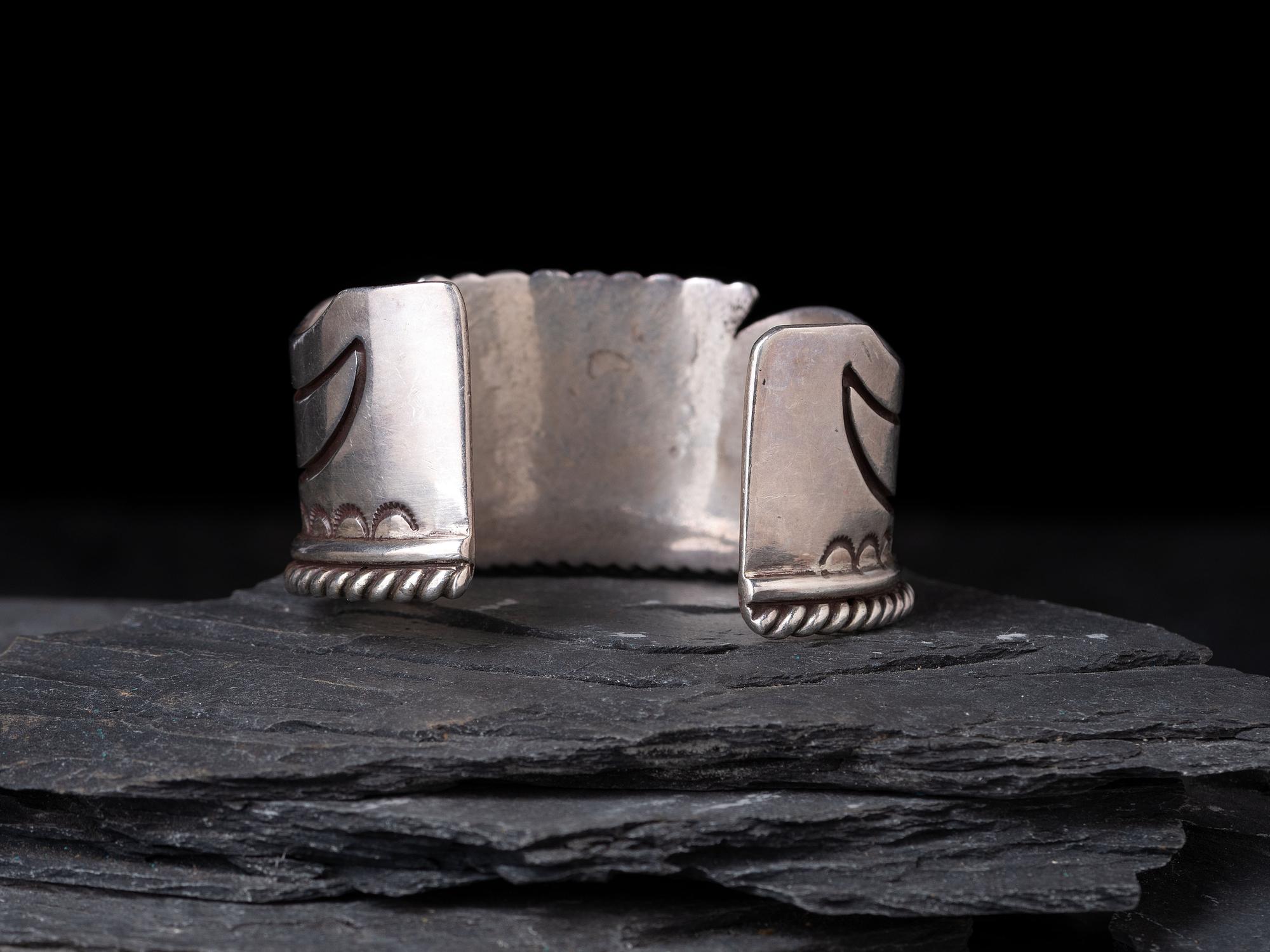 Silver and Turquoise Cuff Bracelet