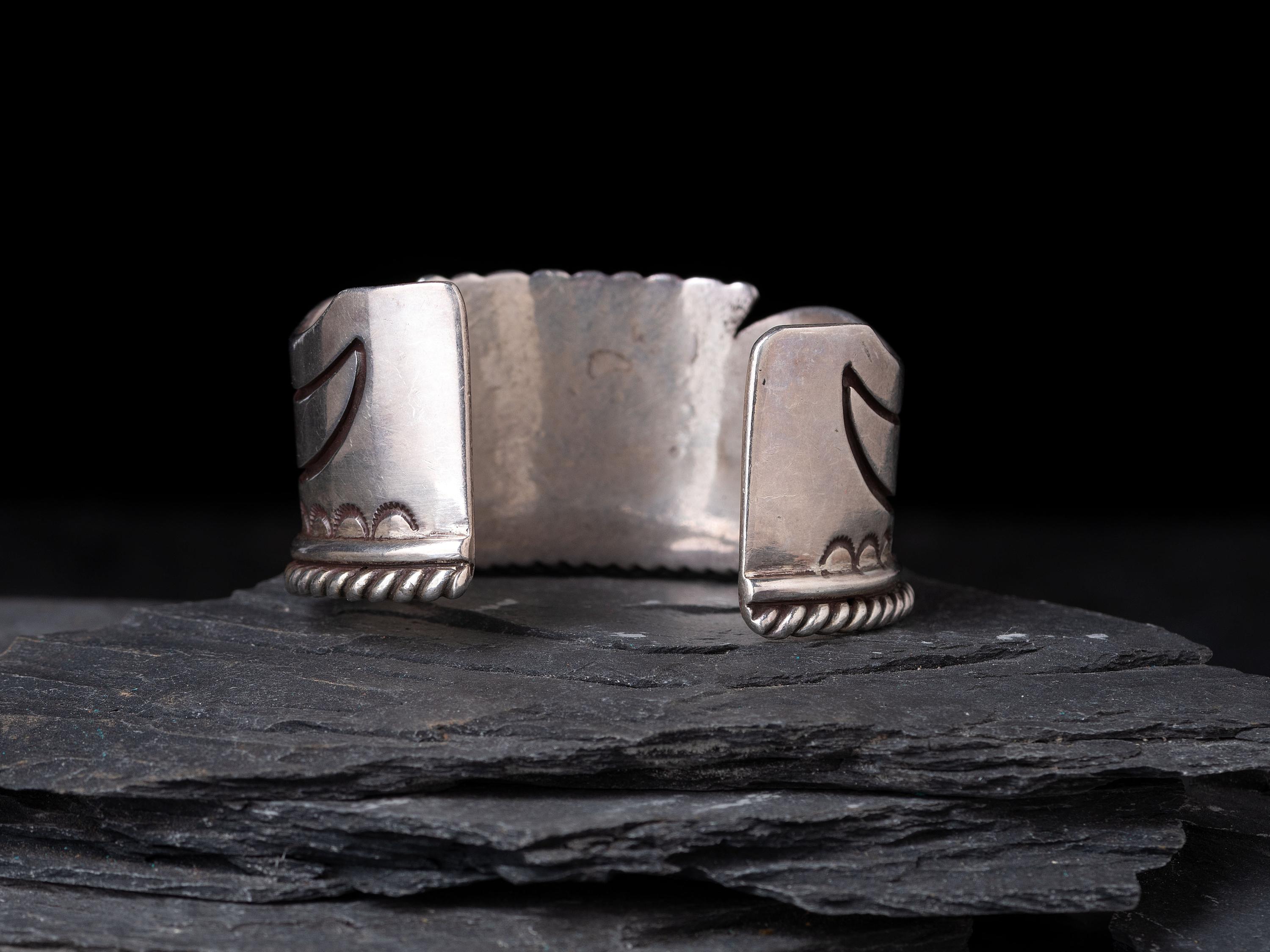 Silver and Turquoise Cuff Bracelet