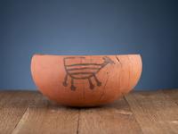 Pinedale Black-on-Red and St. Johns Polychrome Pottery Bowls