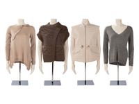 Four Brunello Cucinelli Tops: Three Knits, One Puff Vest, 2000s