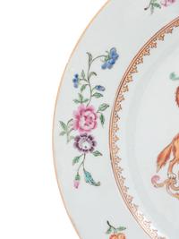 A Chinese Export Porcelain Armorial Plate