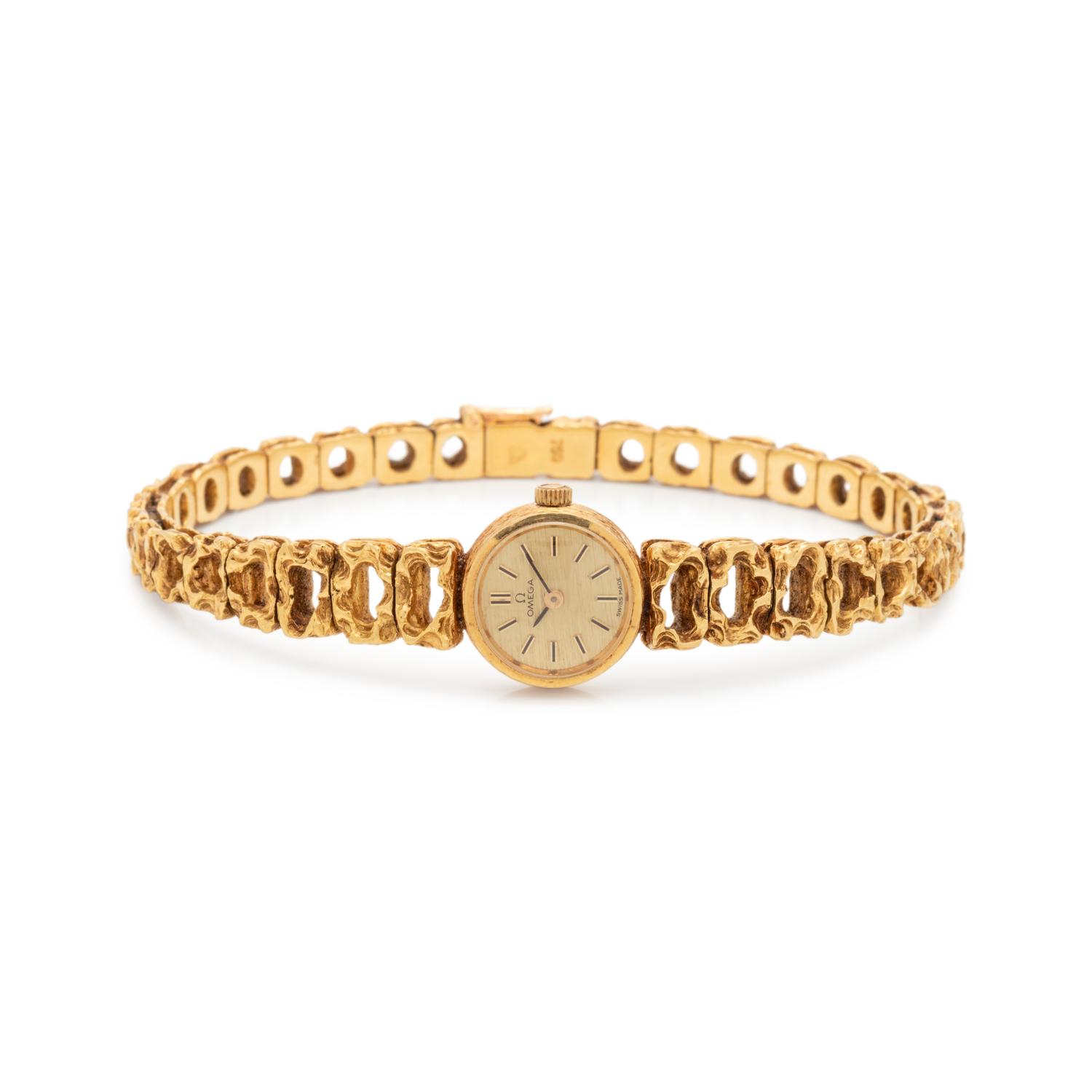OMEGA, 18K YELLOW GOLD WRISTWATCH