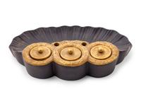An Assembled Four-Piece Gilt Bronze Mounted Basalt Desk Set