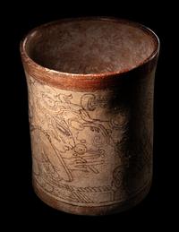 A Maya Codex Style Cylinder Vessel