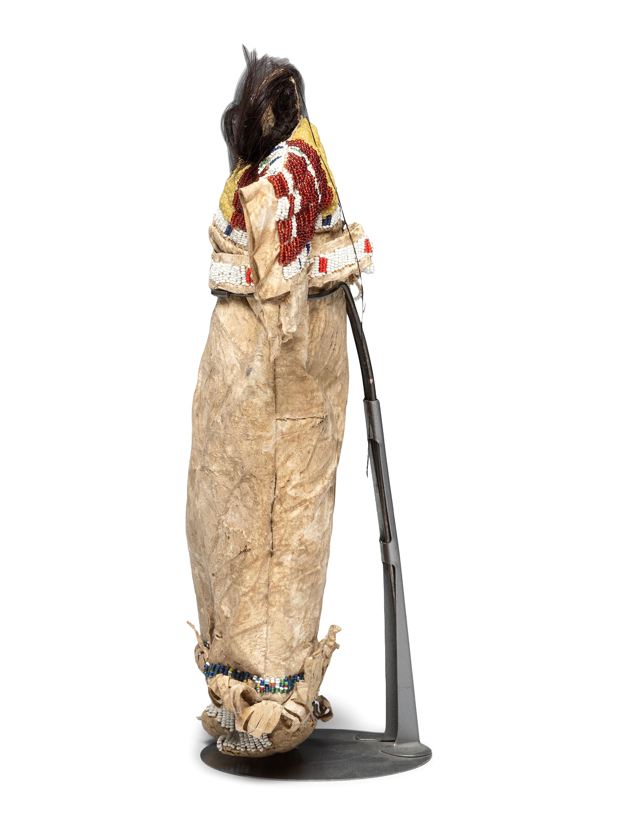 Sioux Beaded Hide Doll
