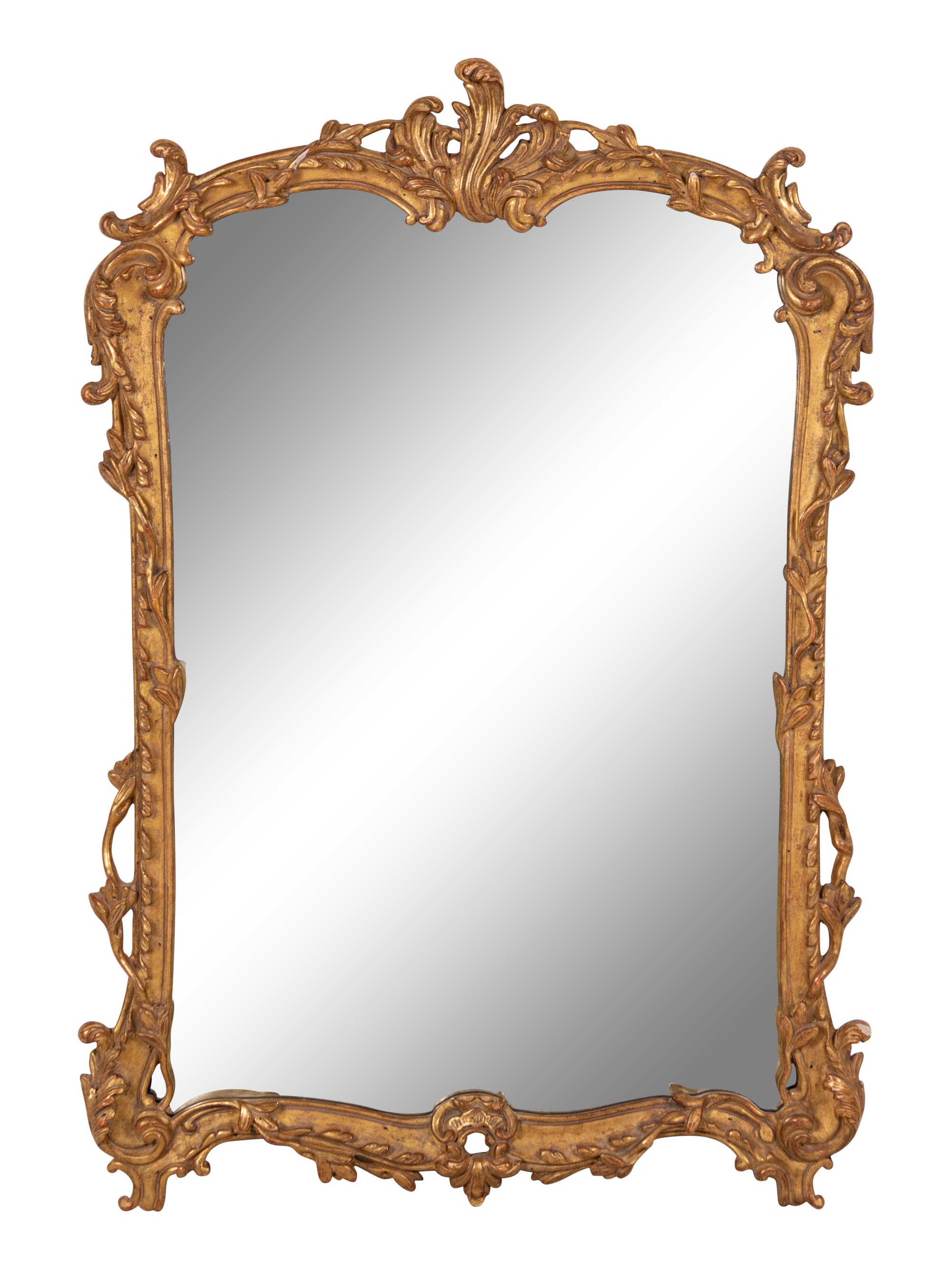 A Régence Style Giltwood Mirror