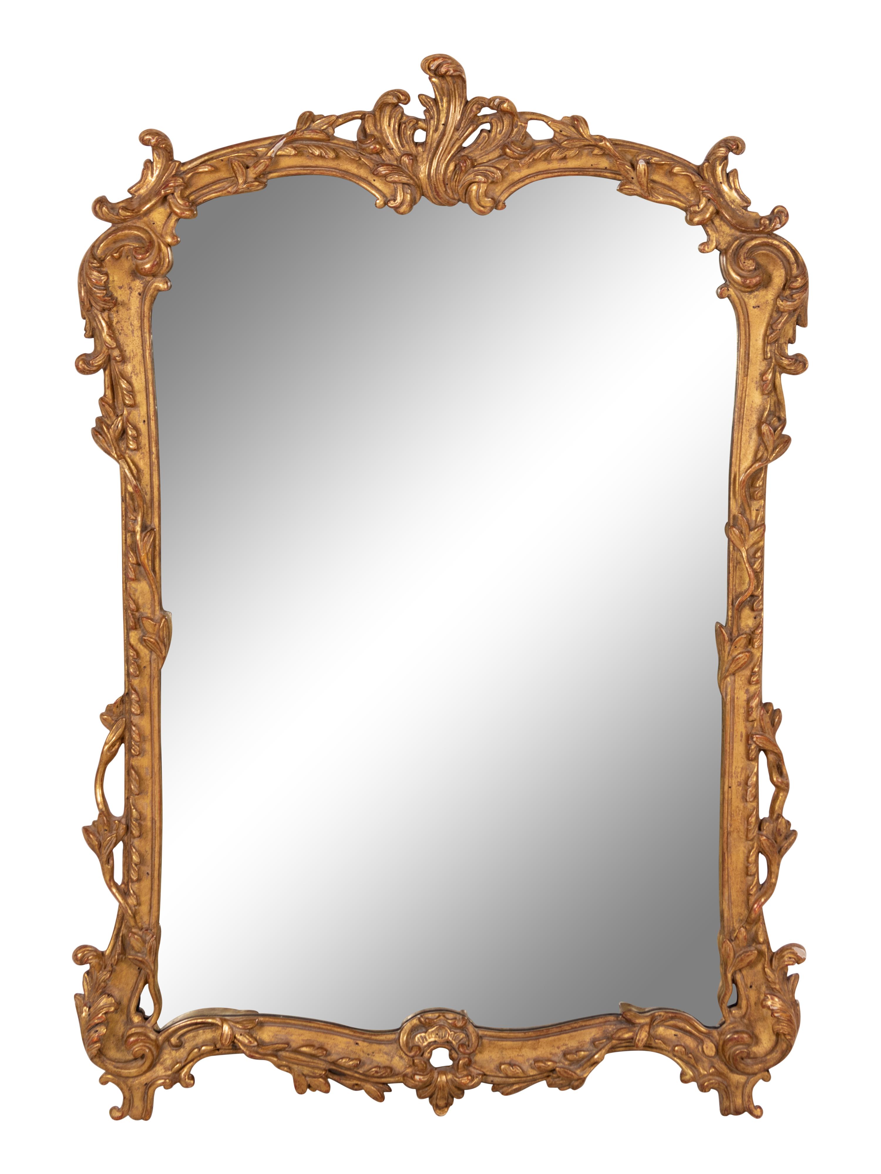 A Régence Style Giltwood Mirror