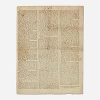 [Americana] [First Continental Congress] (Jay, John, and John Dickinson) Supplement to the Edinburgh Advertiser