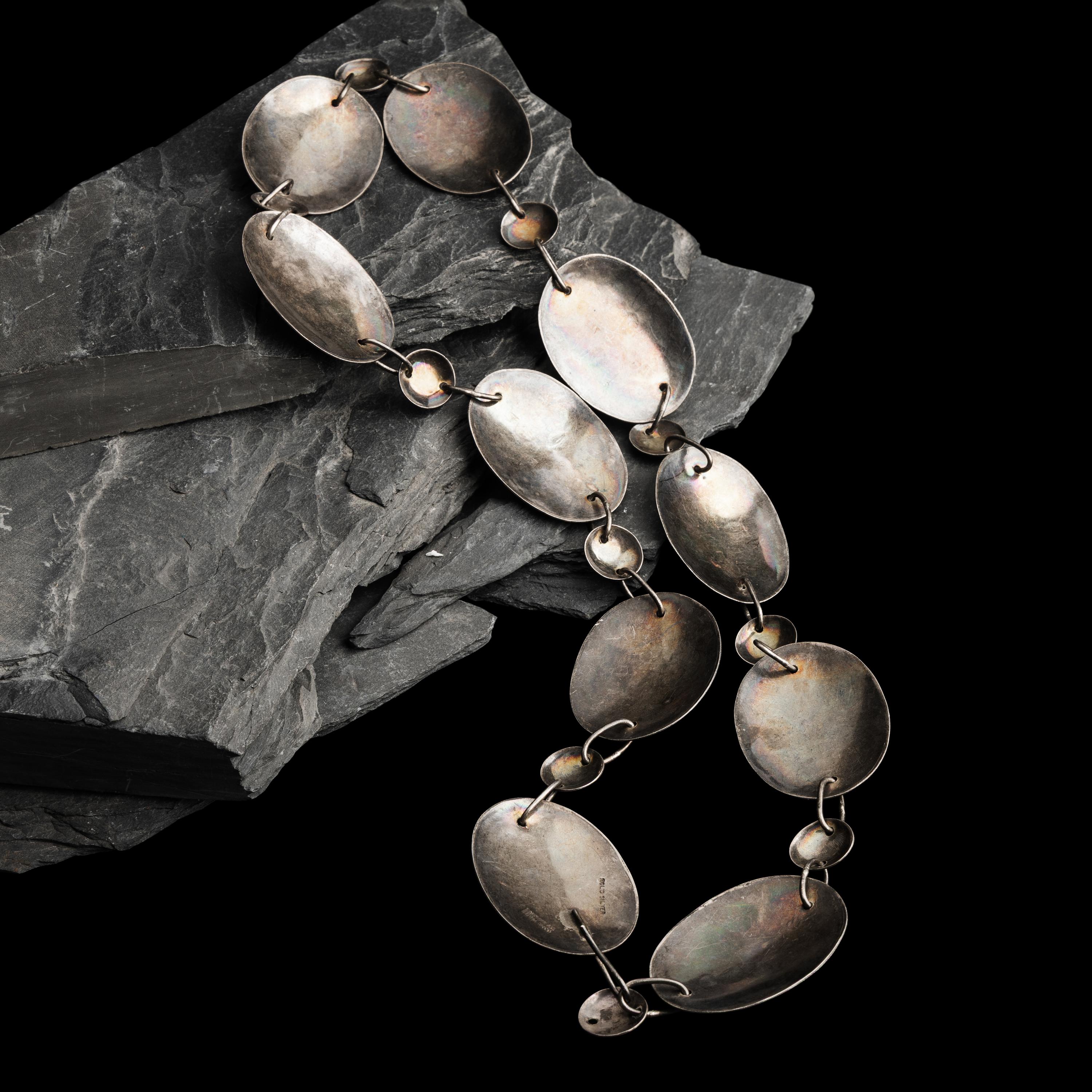 Garden of the Gods Trading Post (Shop, act. since 1929) — Navajo Silver and Turquoise Link Concha Belt, ca 1940s