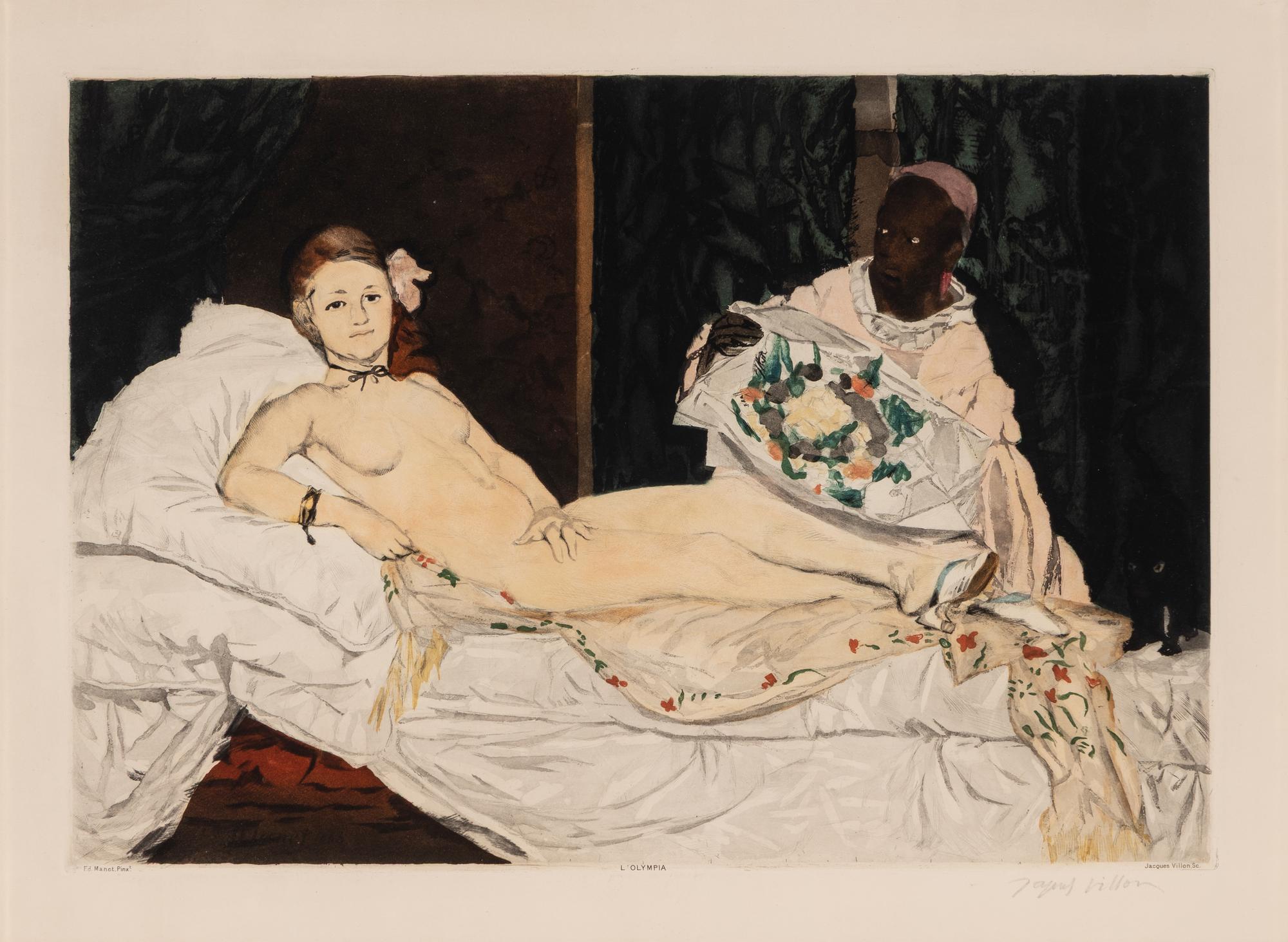 Jacques Villon after Édouard Manet (French, 1875-1963) — Olympia, 1926