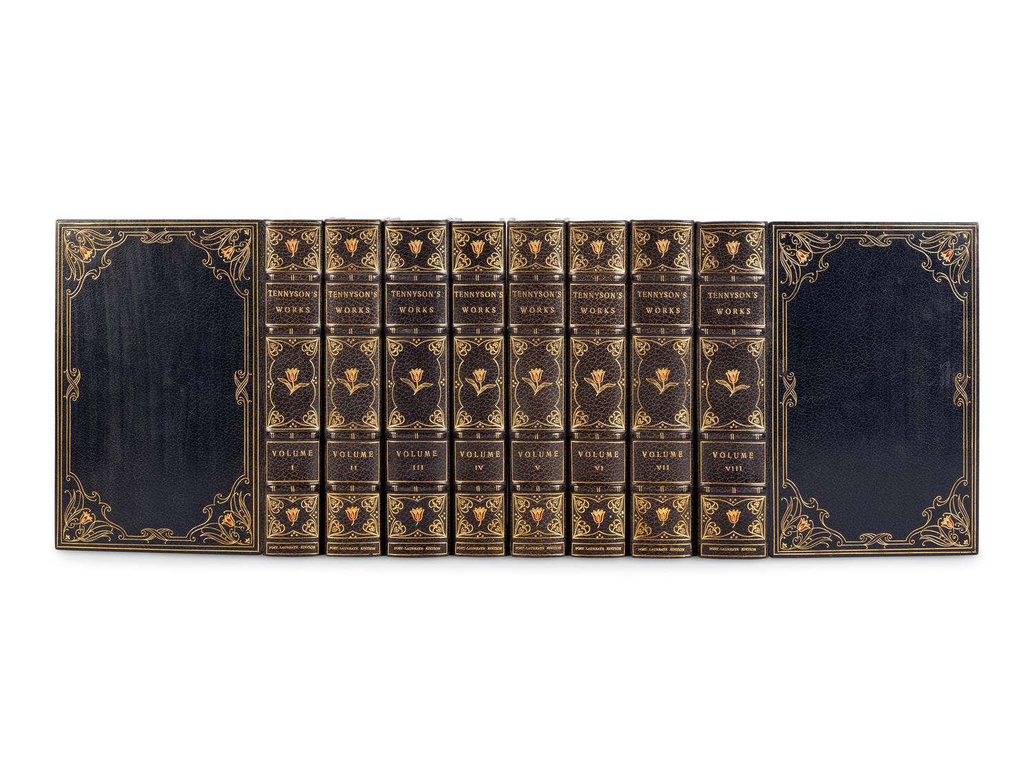TENNYSON, Alfred, Lord (1809-1892). The Works of Alfred, Lord Tennyson. New York and London: G. P. Putnam’s Sons, 1909.