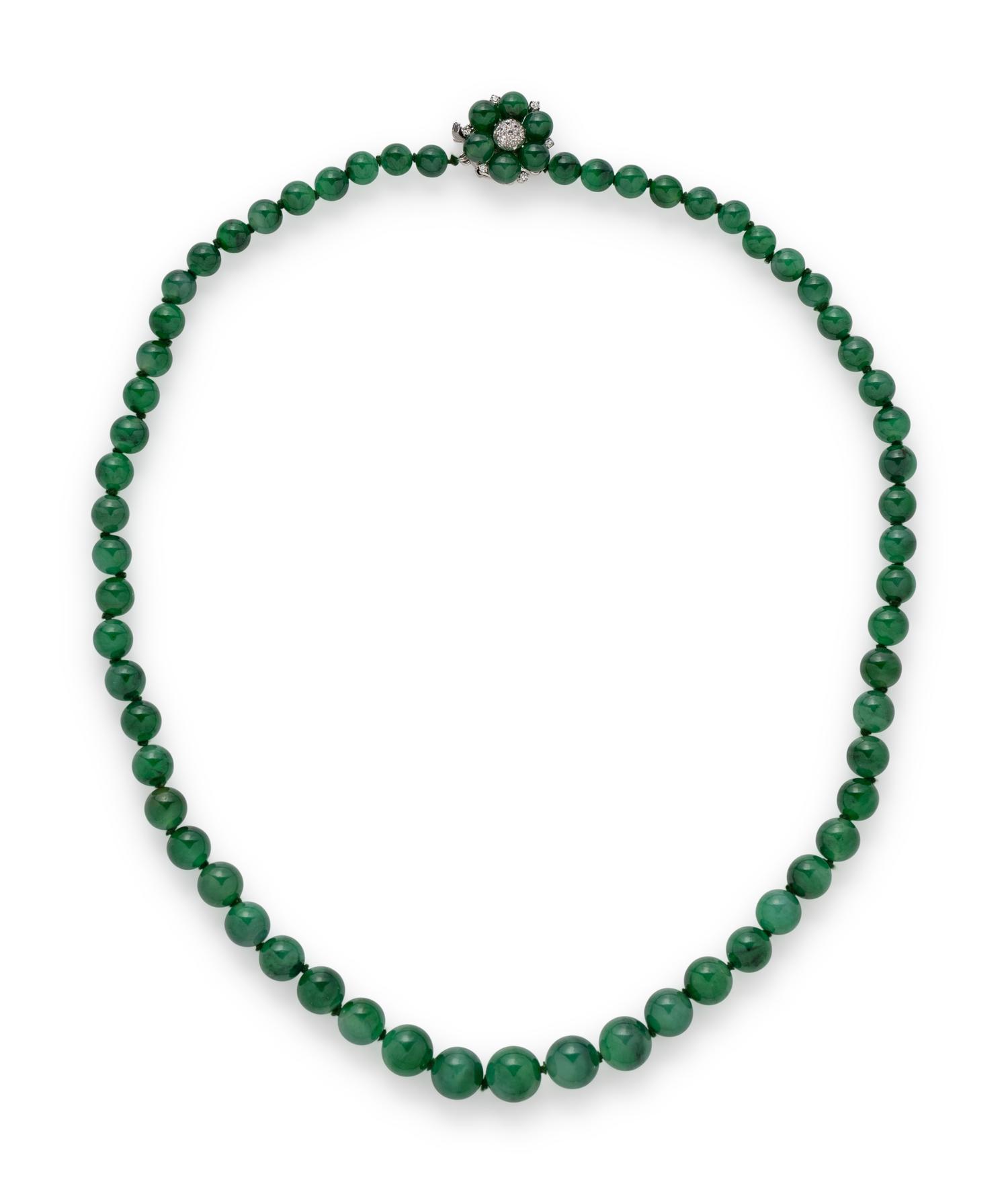 JADE BEAD NECKLACE