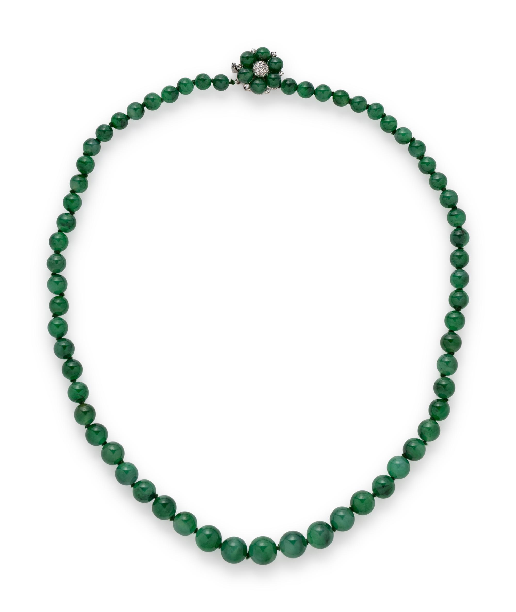 JADE BEAD NECKLACE