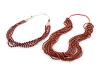Kewa Multi-strand Coral Necklaces