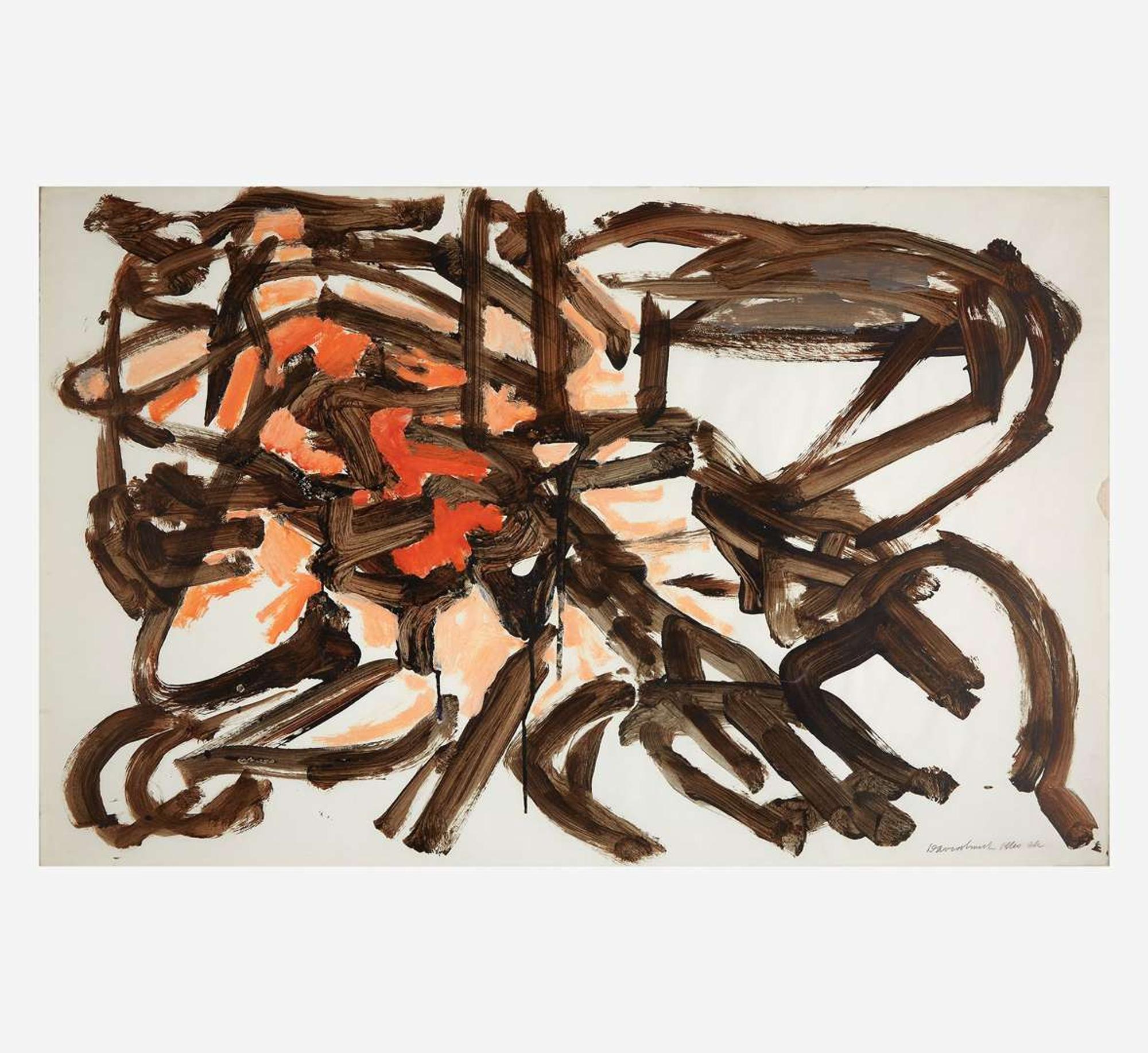 David Smith (American, 1906-1965) Untitled (Chelsea Hotel Series)