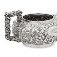 An American Silver Cream and Sugar Set