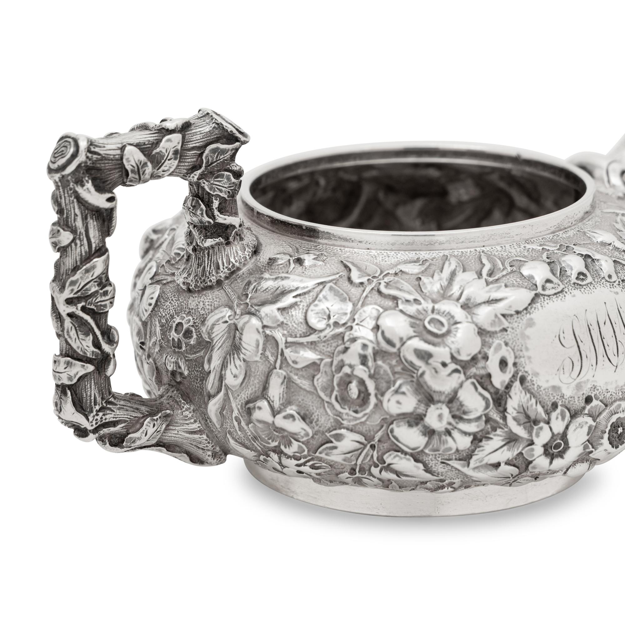 An American Silver Cream and Sugar Set