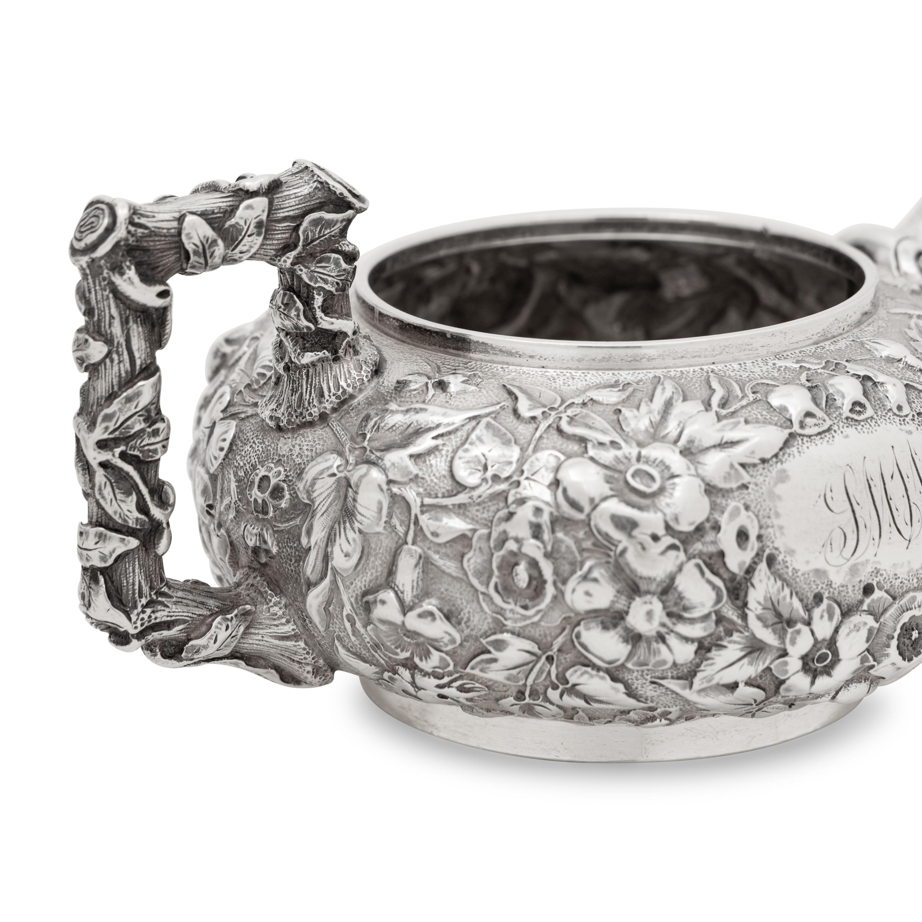 An American Silver Cream and Sugar Set