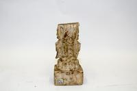 A Fragment of a Chinese Carved Marble Figure of Guanyin Height 8 1/4 inches. — MING DYNASTY
