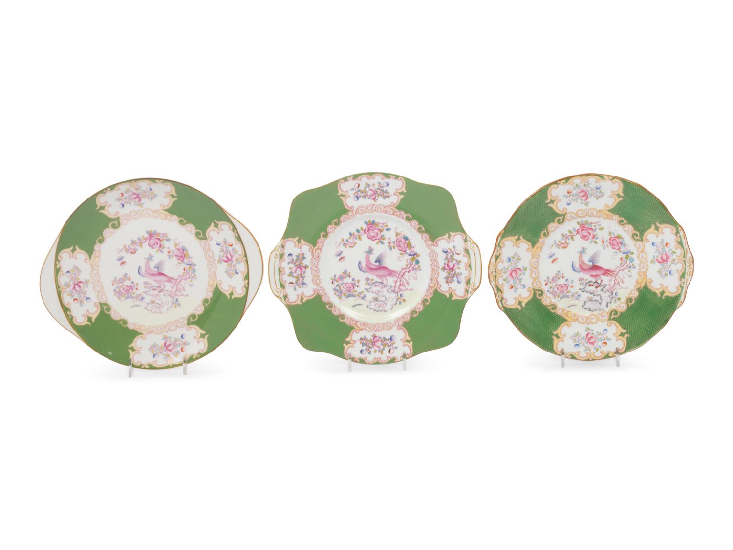 A Minton Porcelain Dinner Service
