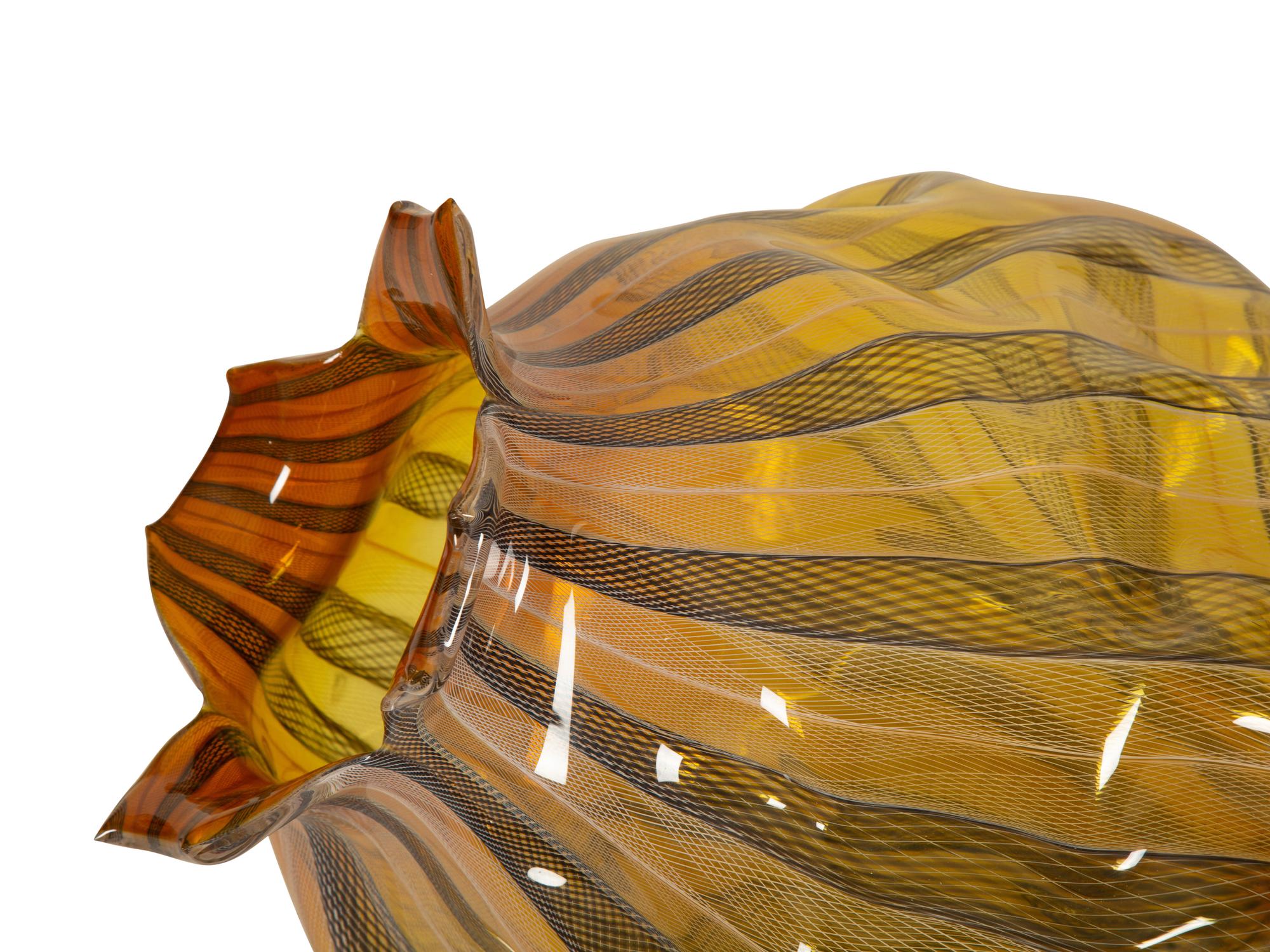 A Monumental Blown Glass Vase, in the Manner of Pilchuk School — 20th Century