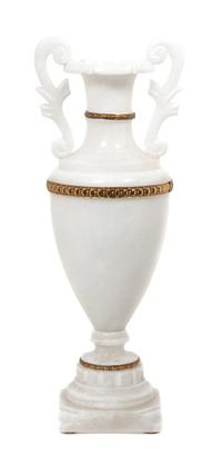 A Neoclassical Alabaster Table Lamp Height 21 1/4 inches. — SECOND HALF 20TH CENTURY