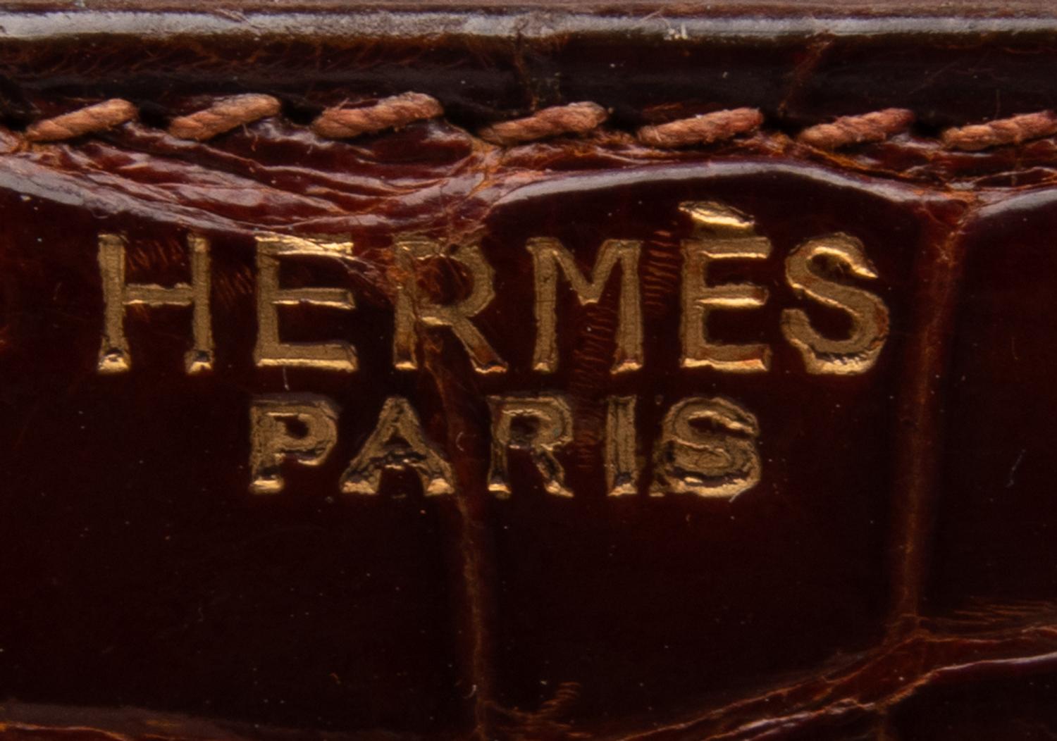 HERMÈS, CROCODILE KELLY 28